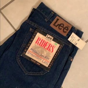 Dead stock Lee Riders denim jeans rare 80’s 32x36